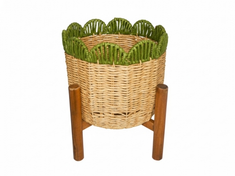 Vietnam paper rope planter with feet